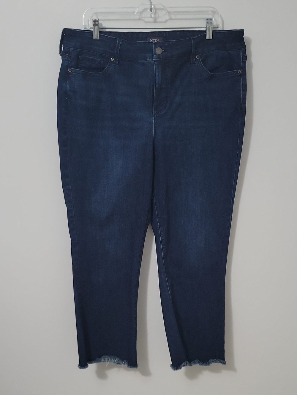 NYDJ Marilyn Straight Jeans, Size 16